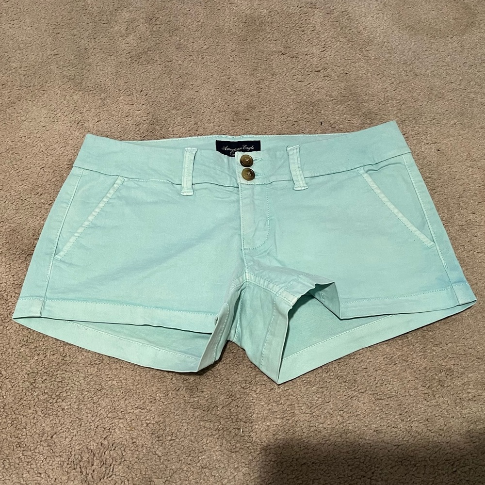 Light teal AE shorts
